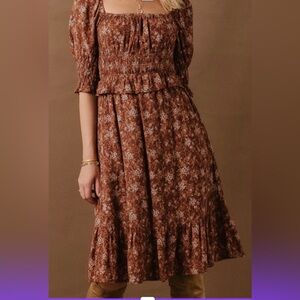 NWT Bohme Diana Floral Midi Small